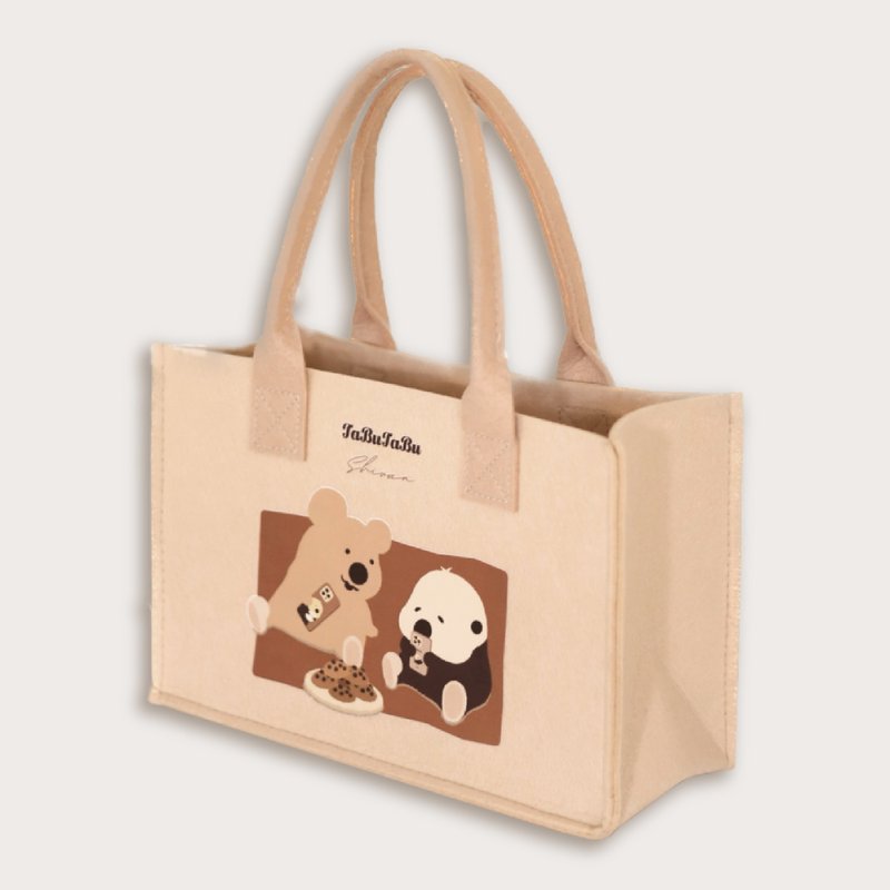 Rex Afternoon Tea Picnic Bag - กระเป๋าถือ - วัสดุอื่นๆ ขาว