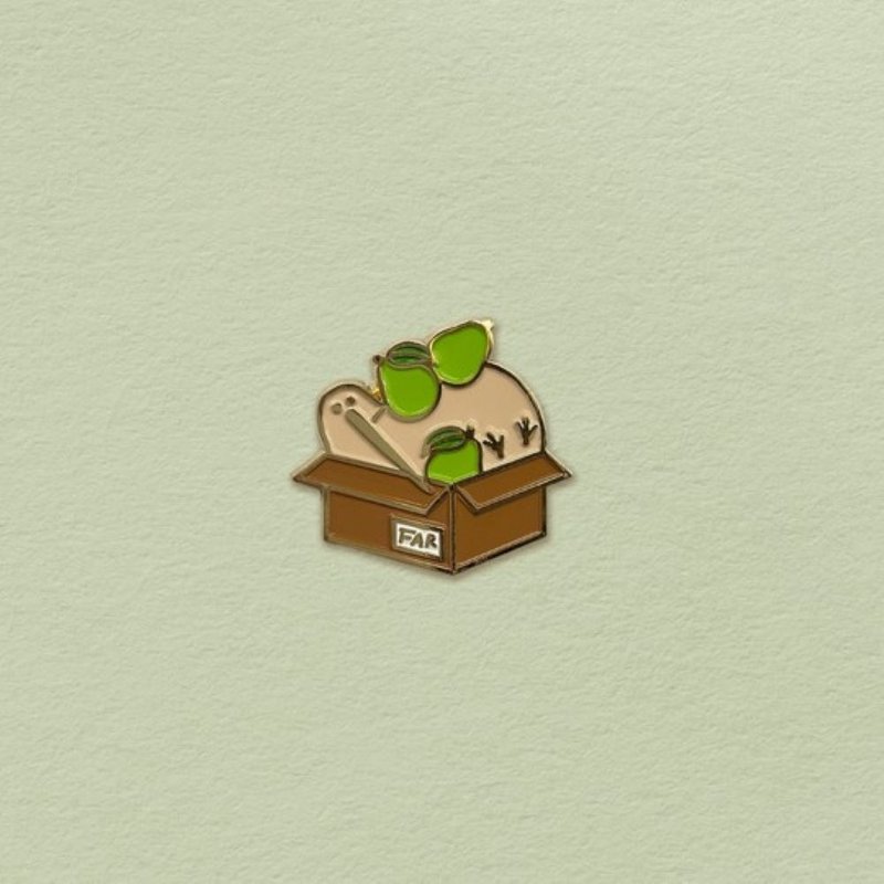 奇異鳥別針-芭樂款 - 其他 - 其他金屬 綠色