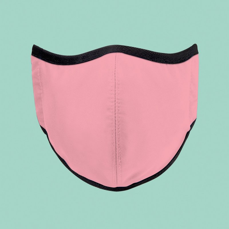 Antibacterial fiber, washable, breathable Double-layer cloth mask_Pink - Face Masks - Other Materials Pink