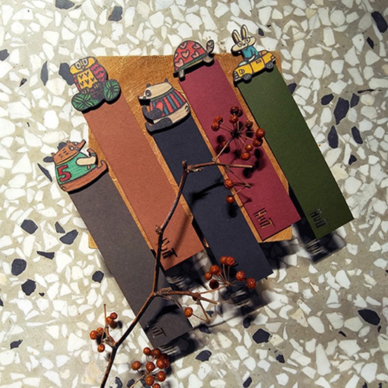 | HUIT Solo Show Artist Series | Totogi Bookmarks / 5 in total - ที่คั่นหนังสือ - กระดาษ หลากหลายสี