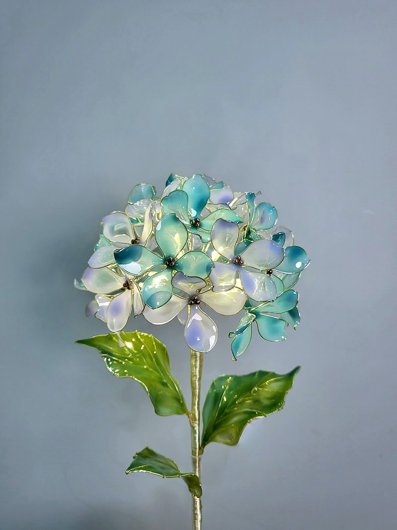 Hydrangea (June Birth Flower Light) - โคมไฟ - เรซิน 