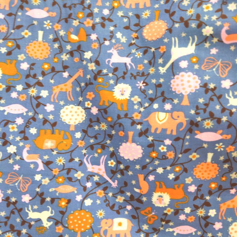 【受注制作】HAPPY アニマルスカート USAコットン 日本製 ハンドメイド Free size - 裙子/長裙 - 棉．麻 灰色