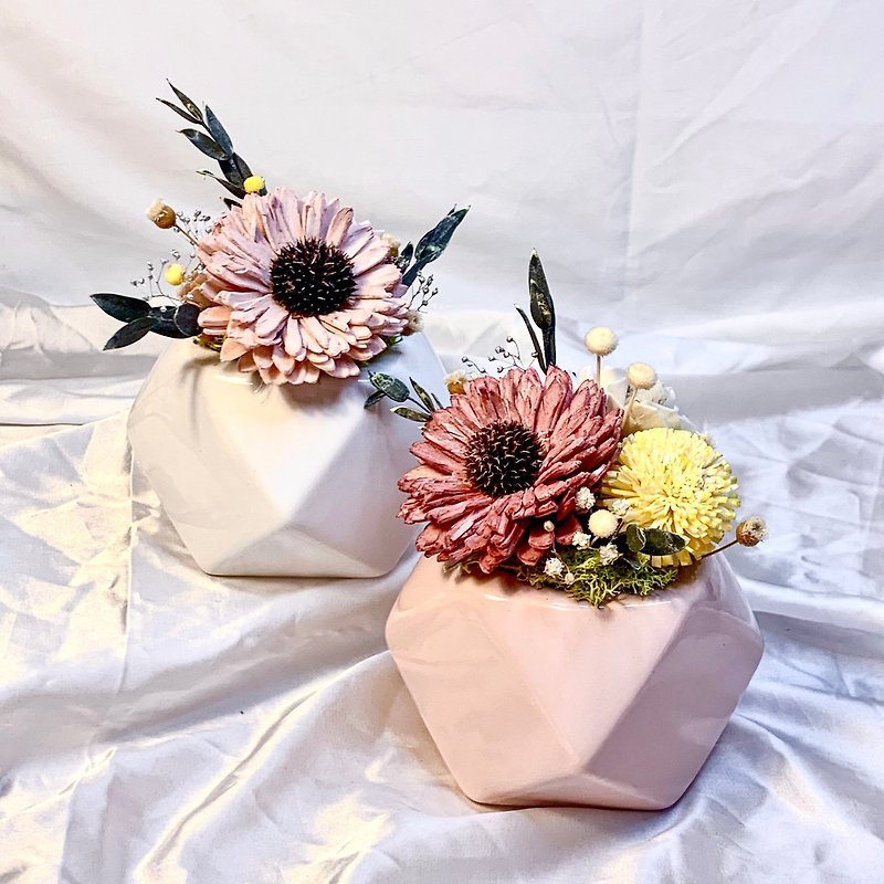 sunflower diffuser small table flower - ช่อดอกไม้แห้ง - พืช/ดอกไม้ 