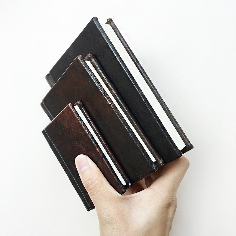 Classic Hardcover Leather Diary【L】 | Francesco Rubinato - Notebooks & Journals - Genuine Leather Brown