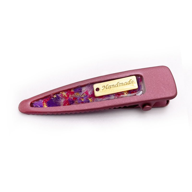 Japanese resin Pink star petal hairpin - Hair Accessories - Resin Pink