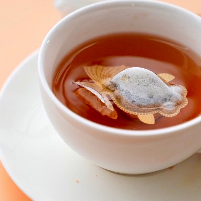 Honey Scented Black Tea – butterfly goldfish tea bag (10pcs) - ชา - พืช/ดอกไม้ 