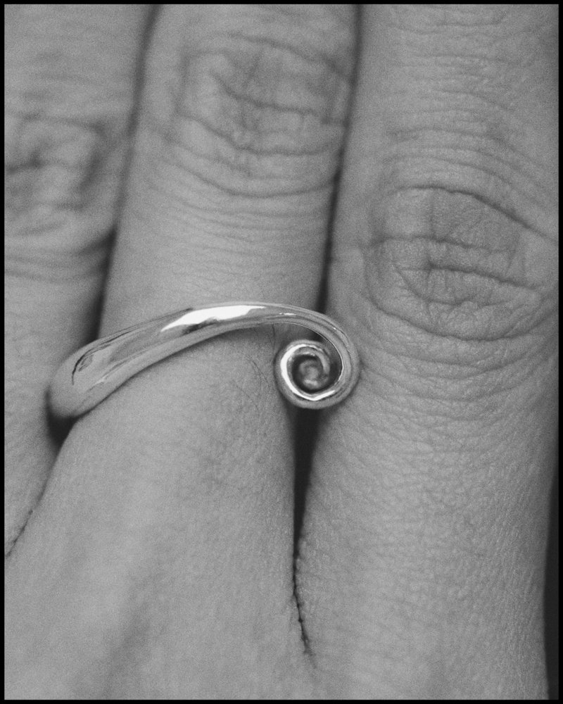Swirl Ring | 漩渦戒指 - 戒指 - 純銀 銀色