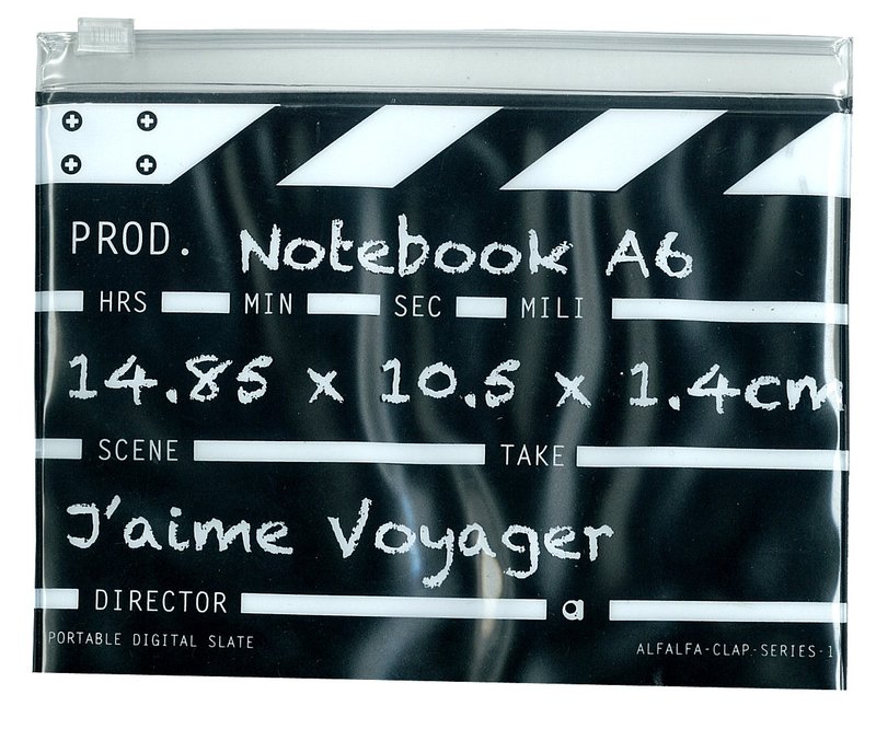 導演拍板筆記簿 A6 - 黑色 - 筆記本/手帳 - 其他材質 黑色