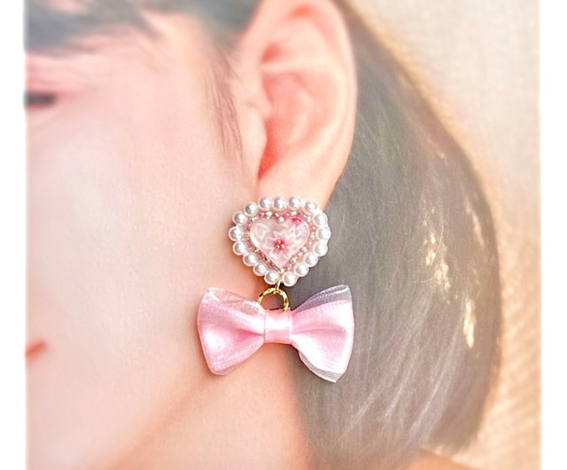 ピアス プリンセス さくら ハート - ショップ kawaii shop pomul