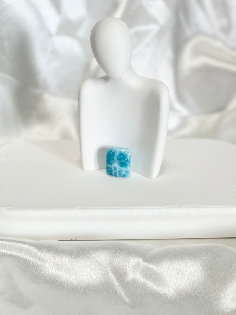 多明尼加共和國 天然拉利瑪 海紋石裸石 - 金工/飾品 - 水晶 藍色