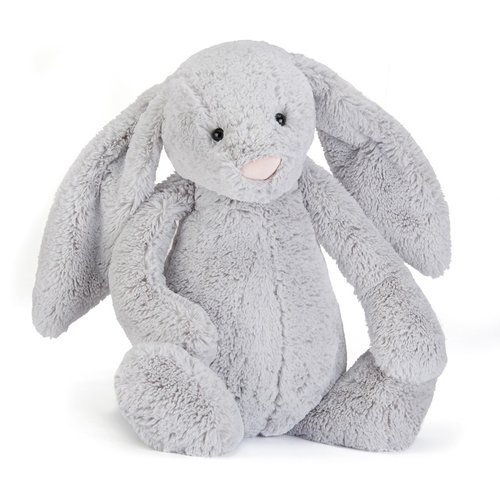 ぬいぐるみ  Really Big Bashful Silver Bunny Jellycat Bashful Silver Bunny Really Big 67cm - Shop