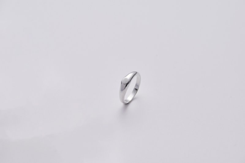 mini shield ring - General Rings - Sterling Silver 