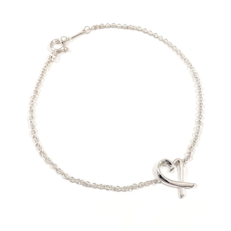 【日本直送 中古美品】ティファニー TIFFANY&Co. ブレスレット ラビングハート パロマピカソ シルバー925 アクセサリー - 手鍊/手環 - 純銀 銀色