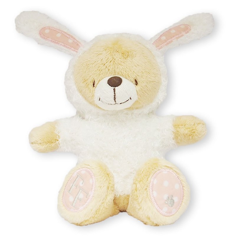 6吋/Baby Rabbit Fluffy Bear[Hallmark-ForeverFriends Plush-Vendor Series] - ตุ๊กตา - วัสดุอื่นๆ ขาว