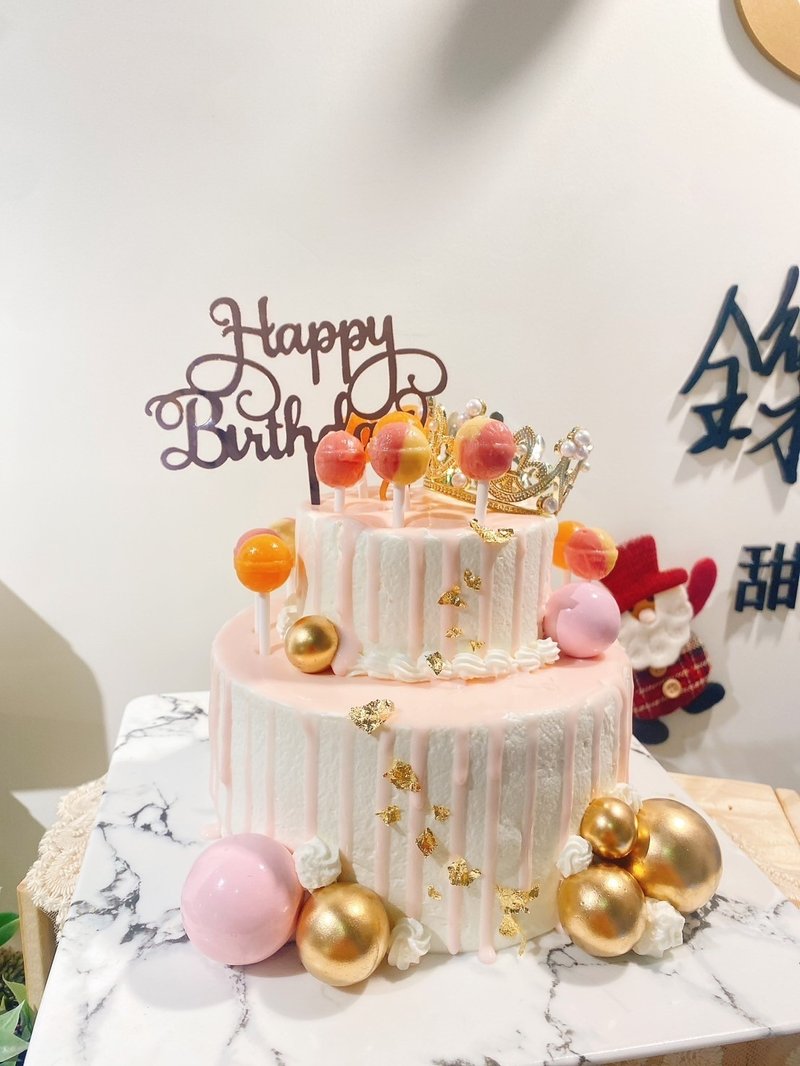 Cute baby's one-year-old double-layer cake is limited to self-pickup. Customized cake. Customized birthday cake. - Cake & Desserts - Fresh Ingredients 