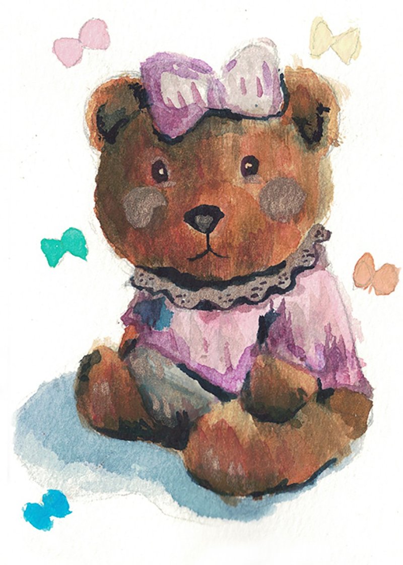 Printable for only Wall Art,Baby Portrait Prints,Digital file by Watercolor. - Digital Portraits, Paintings & Illustrations - Other Materials 