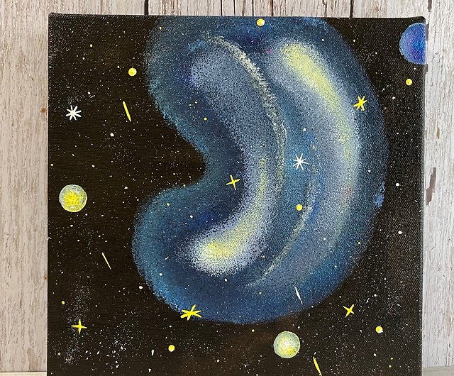 universe acrylic painting