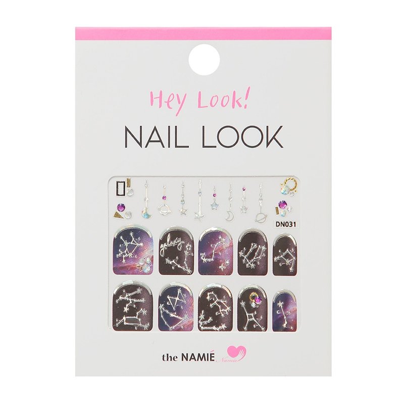 【DIYネイルアート】HeyLookネイルアートデコラティブアートステッカー一緒に天の川を見る - マニキュア・ネイル - 紙 ゴールド