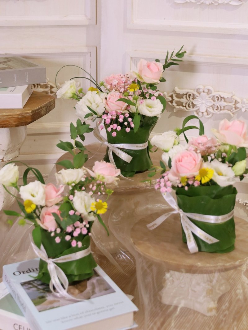 鮮花桌花 - 盆栽/植栽 - 植物．花 粉紅色