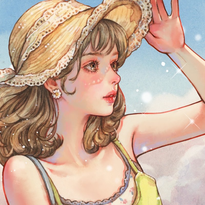 Rena - 貼紙 - 紙 