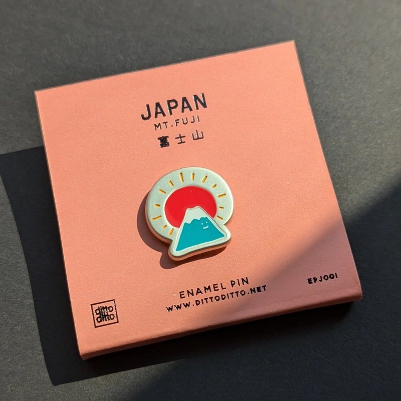 富士山別針 - 徽章/別針 - 其他材質 金色