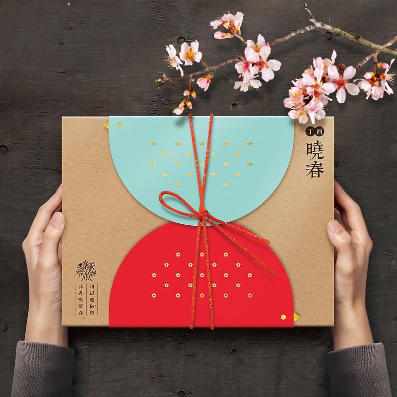 春祭りのお土産─[ムー] Xiaochun香のギフトボックス‧15店（20％） - アロマ・線香 - 寄せ植え・花 レッド