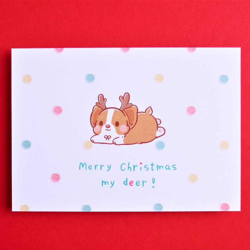 Christmas Postcard / Coki / Christmas Elk My Deer - Cards & Postcards - Paper Red