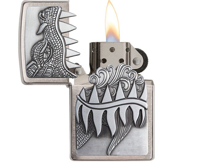 ZIPPO official flagship store] Fire-breathing dragon windproof 
