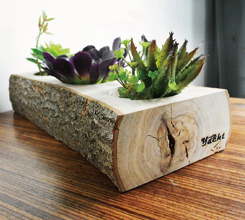 Timber vase - Pottery & Ceramics - Wood Brown