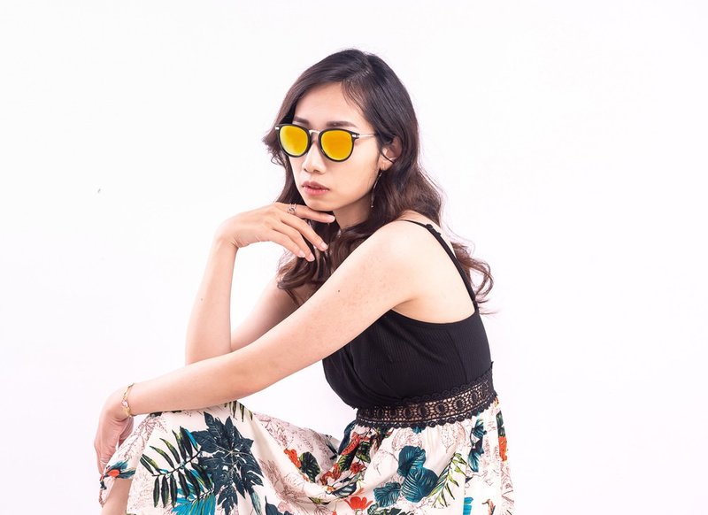 2is KeliO 太陽眼鏡 偏光 梨形 橘色 聖誕禮 - 太陽眼鏡/墨鏡 - 其他金屬 橘色