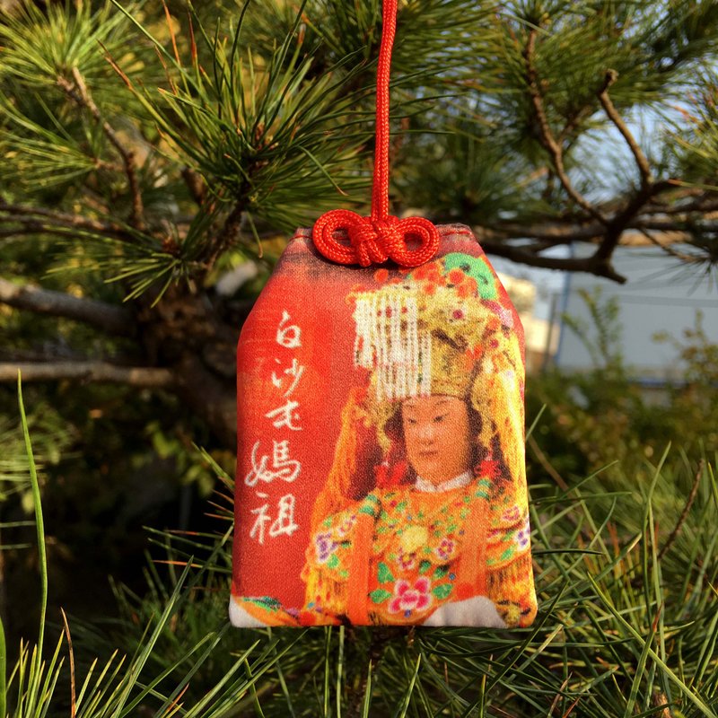 Baishatun Mazu Incense Bag - Charms - Polyester Red