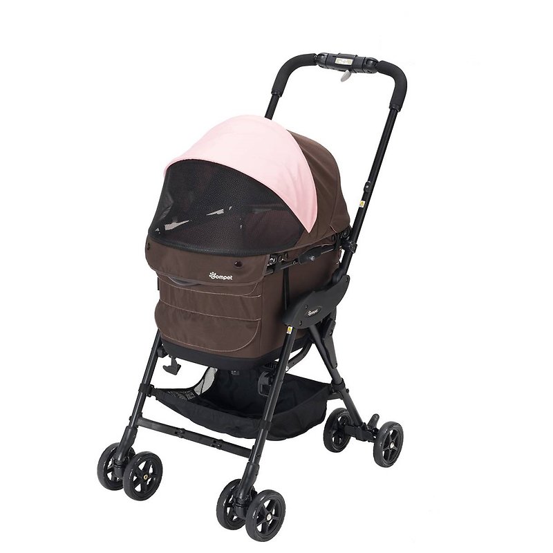 Compet milimili EG small pet car (strawberry chocolate color) - Pet Carriers - Other Materials Pink