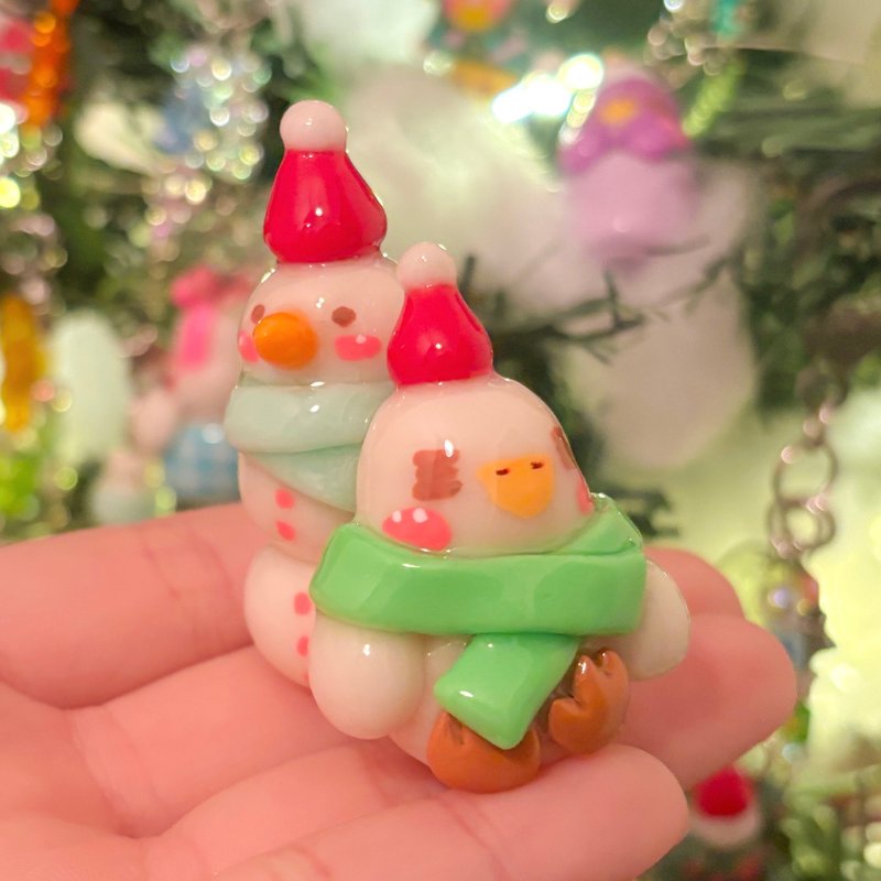 Christmas Monjiro mini figure - ตุ๊กตา - วัสดุอื่นๆ 