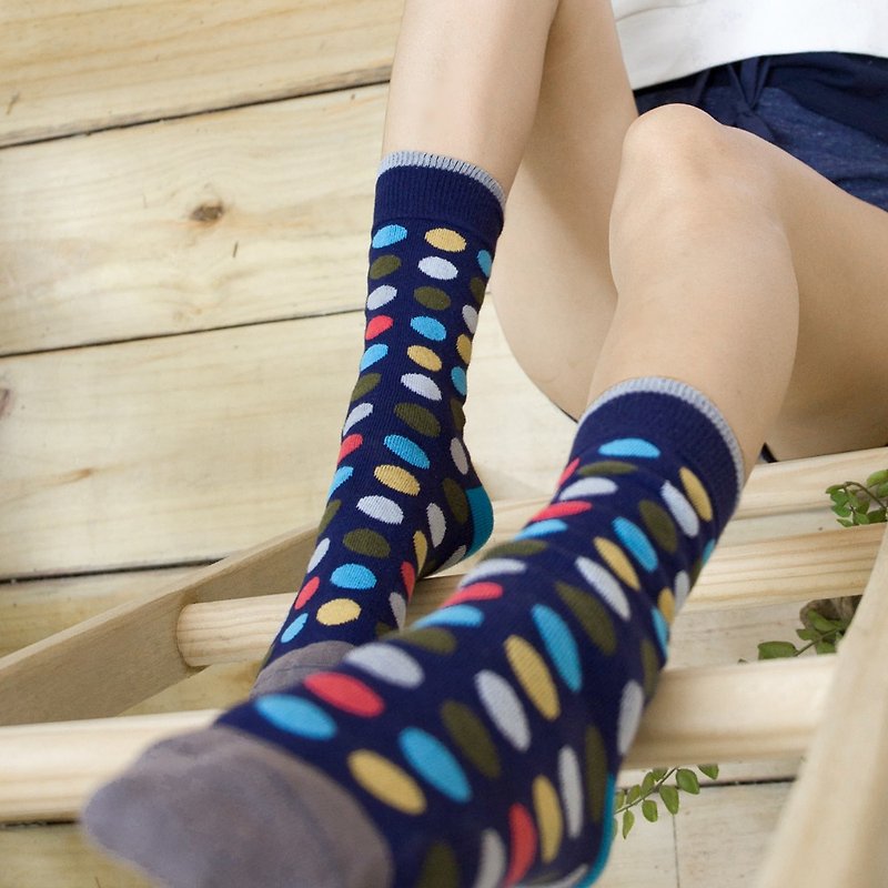 英倫風設計襪∣似曾相識 - Polygiene抑菌除臭∣台灣製∣襪子 - 襪子 - 棉．麻 多色