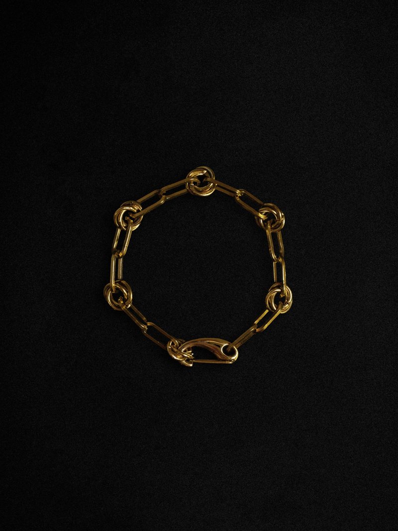 YARD YARN — Luci Bracelet - 手鍊/手環 - 不鏽鋼 金色