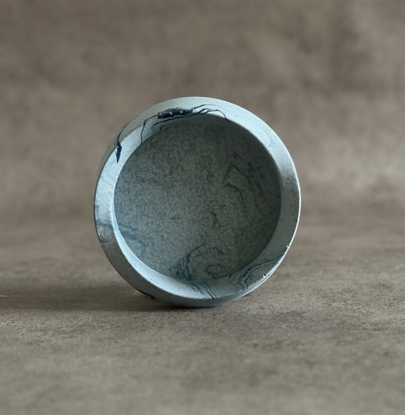 線香座/杯墊/菸灰缸/飾品盤/底座/灰藍/聖誕禮物-jesmonite - 擺飾/家飾品 - 環保材質 