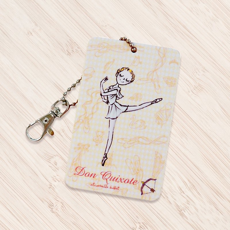 Yizhike Ballet | Don Quixote Cupid Portable Card Holder / Ticket Holder - ที่ใส่บัตรคล้องคอ - พลาสติก สีเหลือง