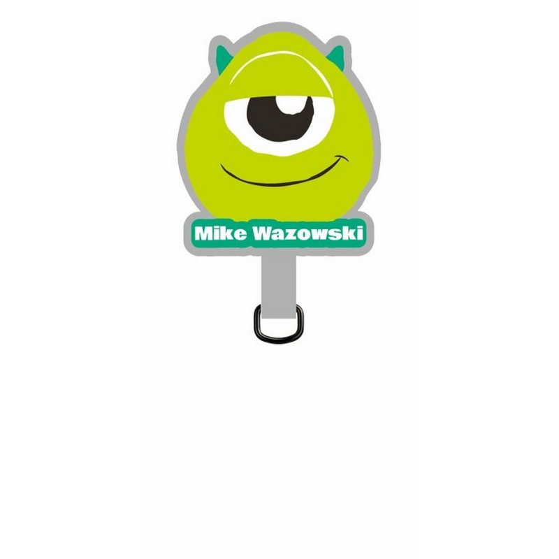 Disney Pixar Mike Monsters, Inc Phone Strap With Patch / Card - อุปกรณ์เสริมอื่น ๆ - ไนลอน หลากหลายสี