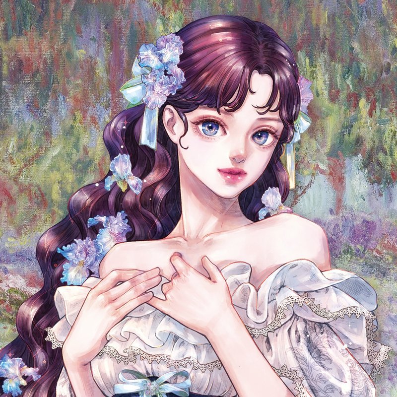 Monet Giverny Garden Stickers (8color) - 貼紙 - 紙 