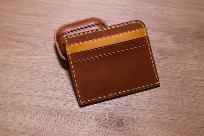 Leather Cardholder Buttero - ID & Badge Holders - Genuine Leather Multicolor