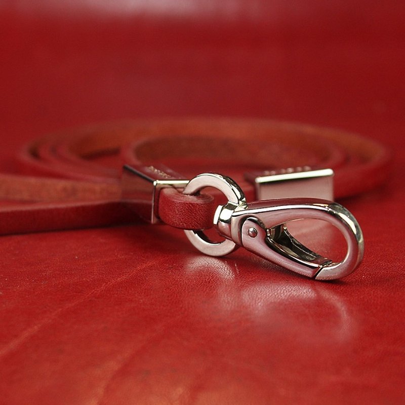 [Limited Edition] Royal Saddle Leather-Crimson Touch Leash - Collars & Leashes - Genuine Leather Multicolor