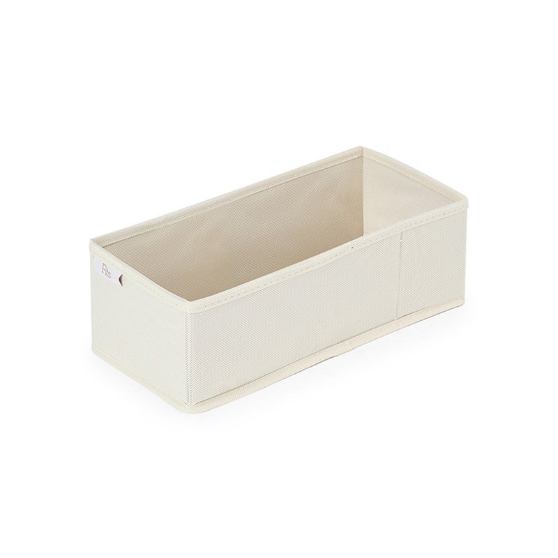 日本天馬 Fits 布質分格收納盒(單格)-面寬15cm-3入 - 居家收納/收納盒/儲物盒 - 其他材質 白色