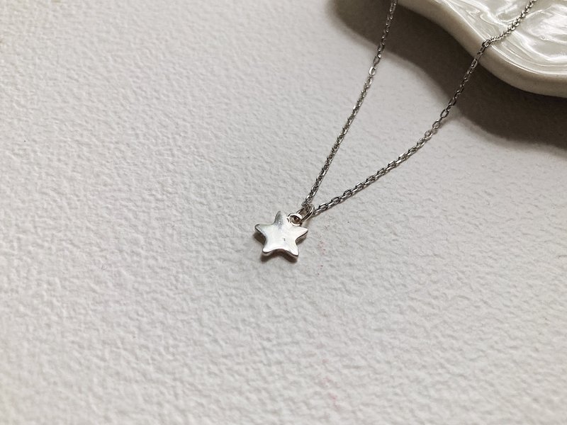 || Shining Stars || Sterling Silver Necklace - สร้อยคอ - เงิน สีเงิน