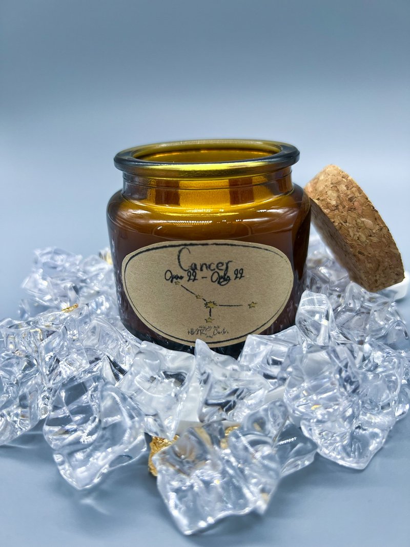 十二星座幸運蠟燭(巨蟹座) - 蠟燭/燭台 - 蠟 黃色