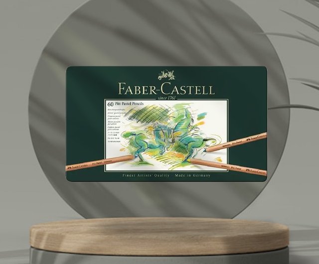 Faber-Castell PITT pastel colored pencils 60 colors in iron