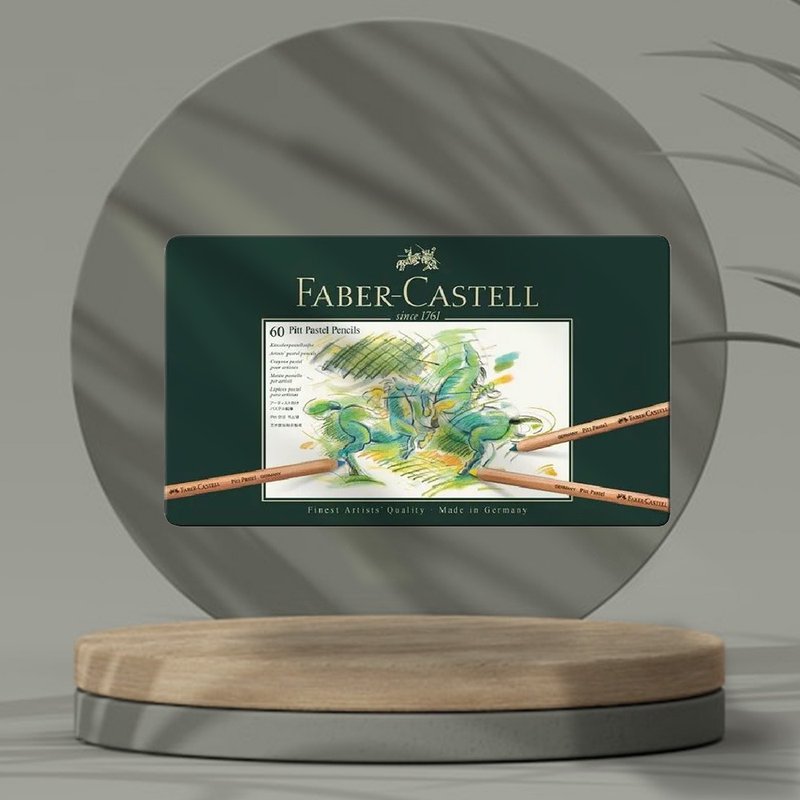 Faber-Castell PITT粉彩色鉛筆60色鐵盒裝(原廠正貨) - 其他 - 其他材質 多色