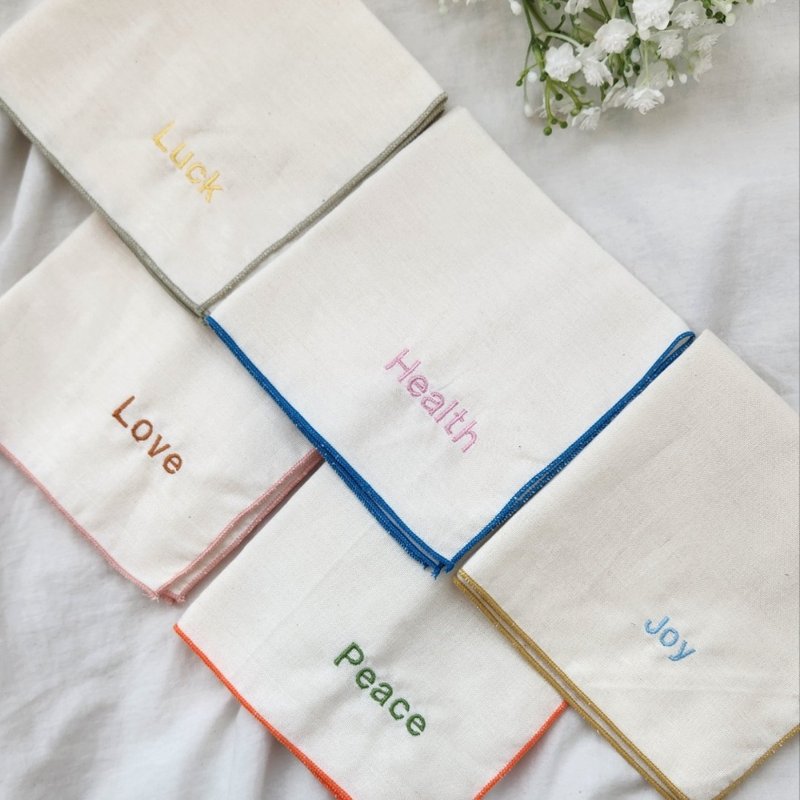 Wish Sochang( Premium Flour Sack Cotton)  Kitchen Towel/Handkerchief  5ea set - 手帕 - 棉．麻 