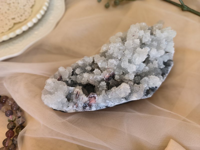 印度魚眼石天然石 改善氣場 靈性 養晶消磁淨化 Apophyllite - 擺飾/家飾品 - 水晶 