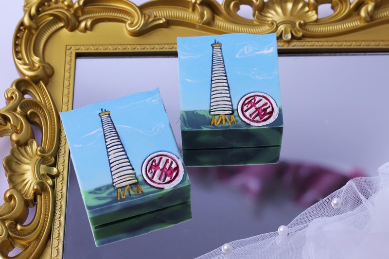 【香港禮物】長洲手信 包山嘉年華手工皂—香港手工皂 - 肥皂/手工皂 - 其他材質 藍色