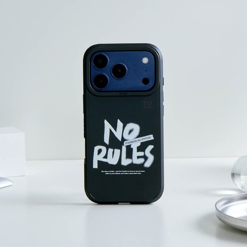 NO RULES Rugged MagSafe iPhone Case - เคส/ซองมือถือ - พลาสติก หลากหลายสี
